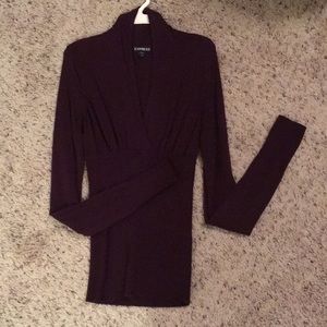 Plunge neckline Express sweater